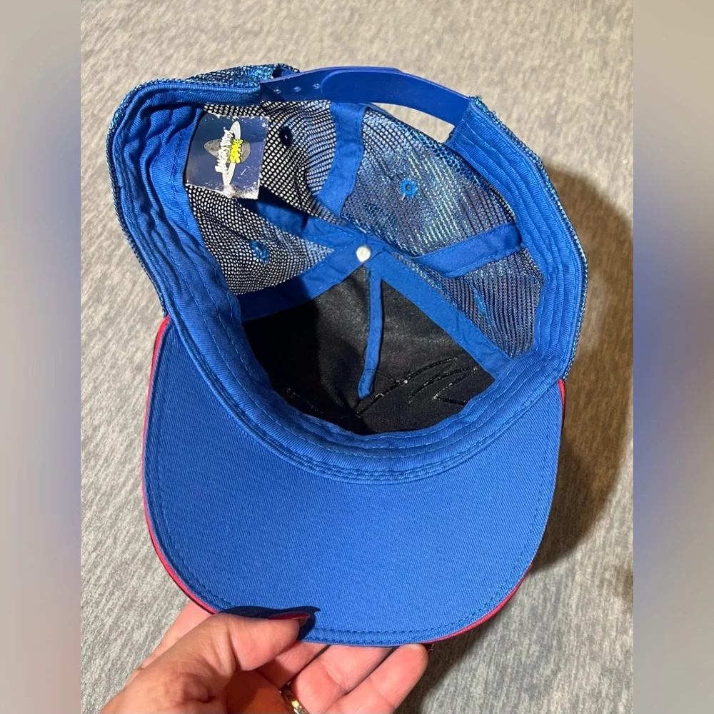 Angry Birds Space adjustable blue baseball cap hat youth kids‎ unisex Y2K new